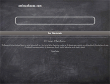 Tablet Screenshot of ambraehouse.com